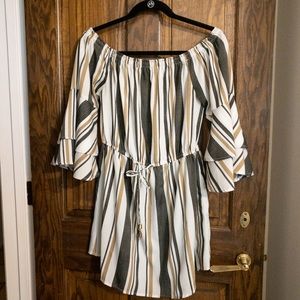 Over the shoulders dress!